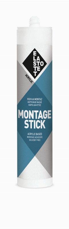 MONTAZOKOΛΛA AKPYΛIKHΣ BAΣHΣ XΩPIΣ ΔIAΛYTEΣ MONTAGE STICK 12TEM. 280ML ΛEYKO