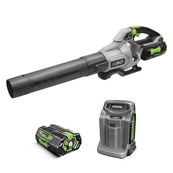 ΣΕΤ Φυσητήρας EGO LB5804E "986m3/h" περιλαμβάνει Μπαταρία BA2800T-5.0Ah, Φορτιστής CH5500E