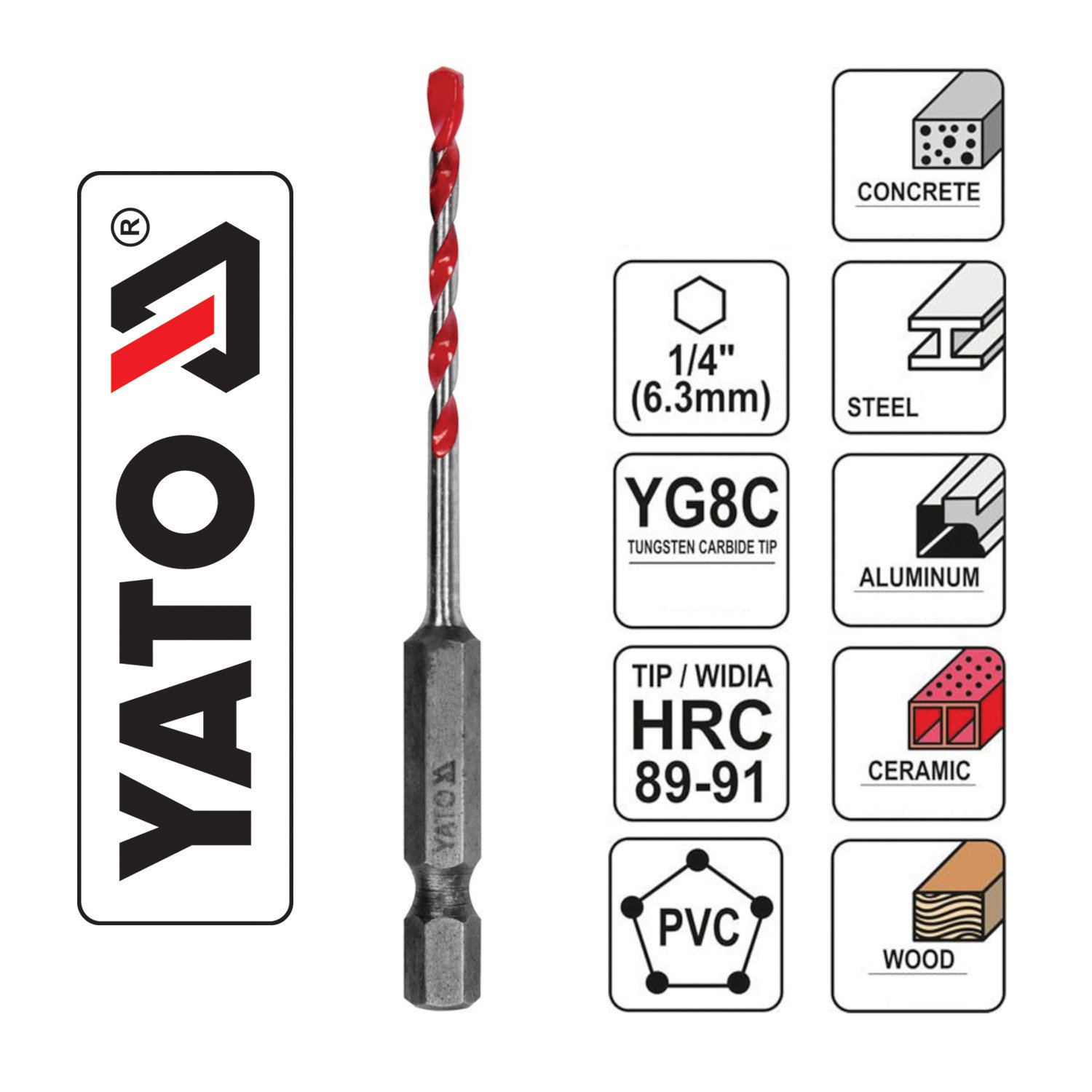 ΥΑΤΟ ΤΡΥΠΑΝΙ UNIVERSAL HEX - 3.0MM-ΔΙΑΜΕΤΡΟΣ