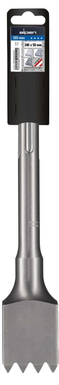 KAΛEMI TEPAΓΩNO ME ΔONTIA SDS MAX 240X50MM