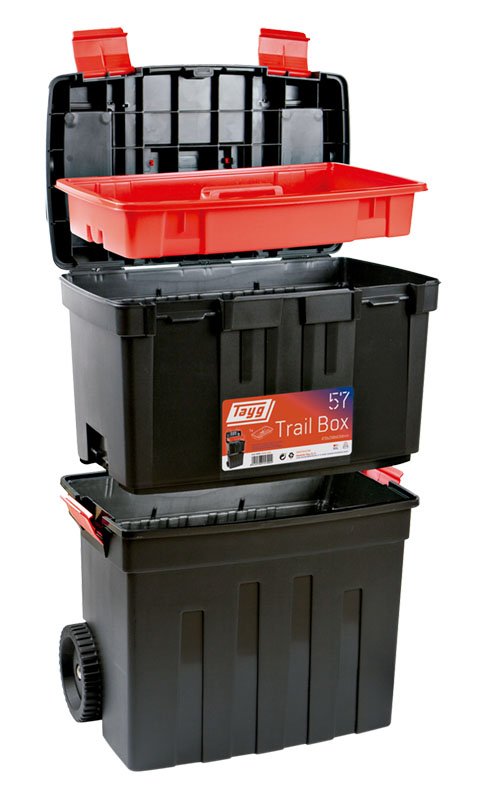 TAYG TRAIL BOX 57 ΤΡΟΧΗΛΑΤΗ ΕΡΓΑΛΕΙΟΘΗΚΗ ΔΙΑΙΡΟΥΜΕΝΗ ΜΕ ΕΤΑΖΕΡΑ