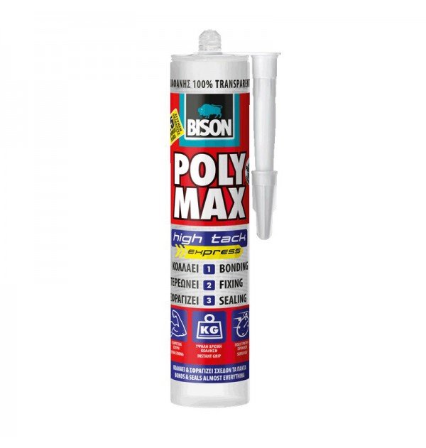 POLY MAX CRYSTAL CLEAR EXPRESS ΦΥΣΙΓΓΑ 300GR BISON