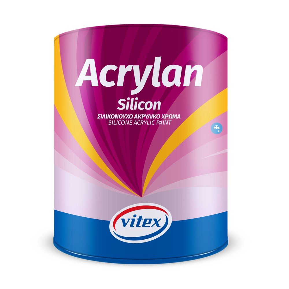ACRYLAN SILICON ΛΕΥΚΟ Σιλικονούχο ακρυλικό χρώμα Vitex
