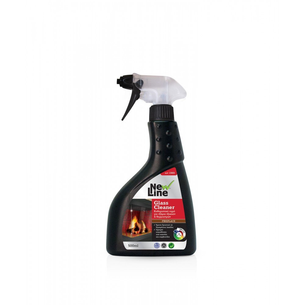 Καθαριστικό υγρό για τζάμια τζακιών &amp; θερμαστρών - Glass Cleaner - 500ml