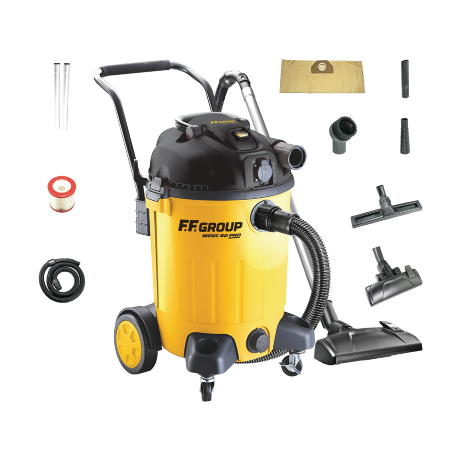 ΗΛΕΚΤΡΙΚΗ ΣΚΟΥΠΑ ΥΓΡΩΝ ΚΑΙ ΣΤΕΡΕΩΝ WDVC 60 PRO