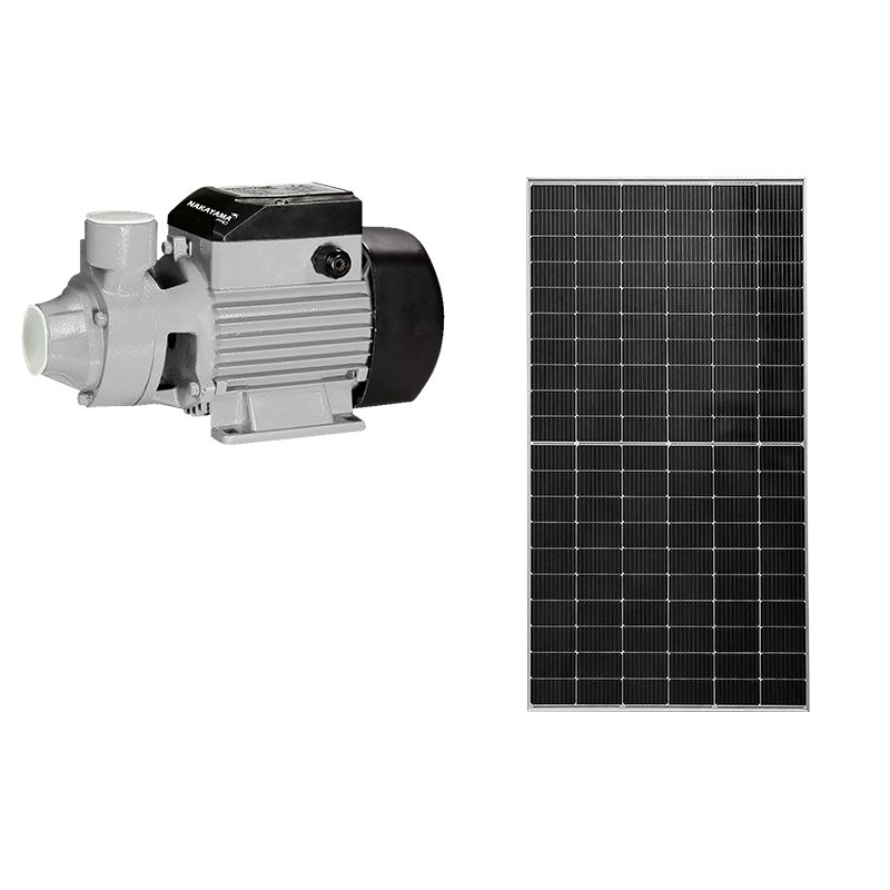 NAKAYAMA Pro NP2200 Αντλία Νερού με Φωτοβολταικό 24V,210W,Μέγιστο Μανομετρικό 25m & Πάνελ 450W