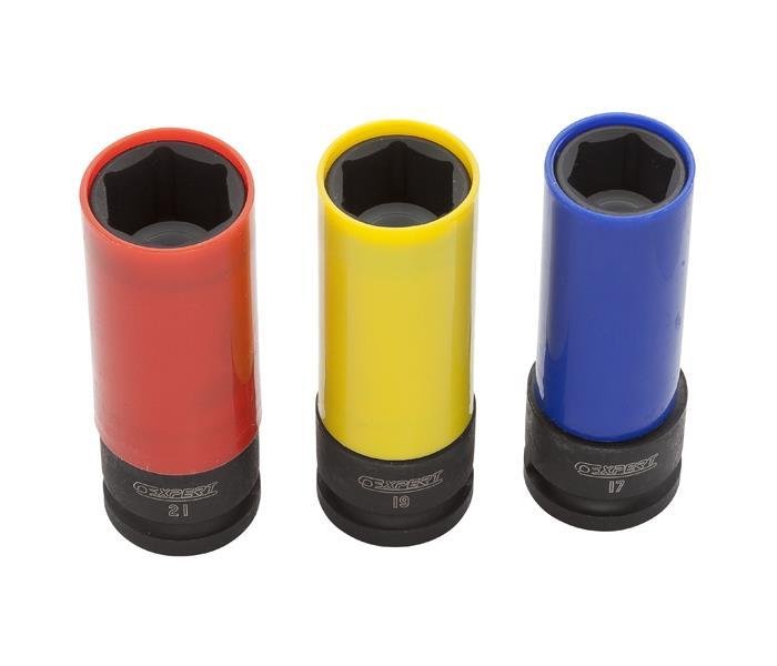 KAPYΔAKI MAKPY 1/2" ΓIA ZANTEΣ AΛOYMINIOY ΣET 3T (17-19-21)MM