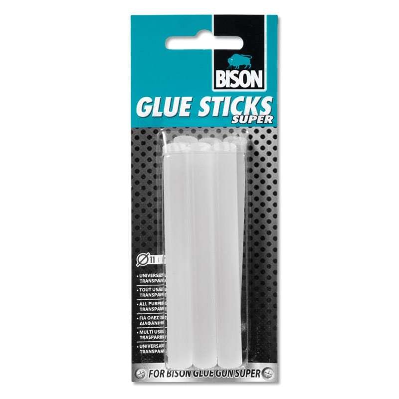 GLUE STICKS ΔΙΑΦΑΝΑ 6Χ11MM BLISTER BISON