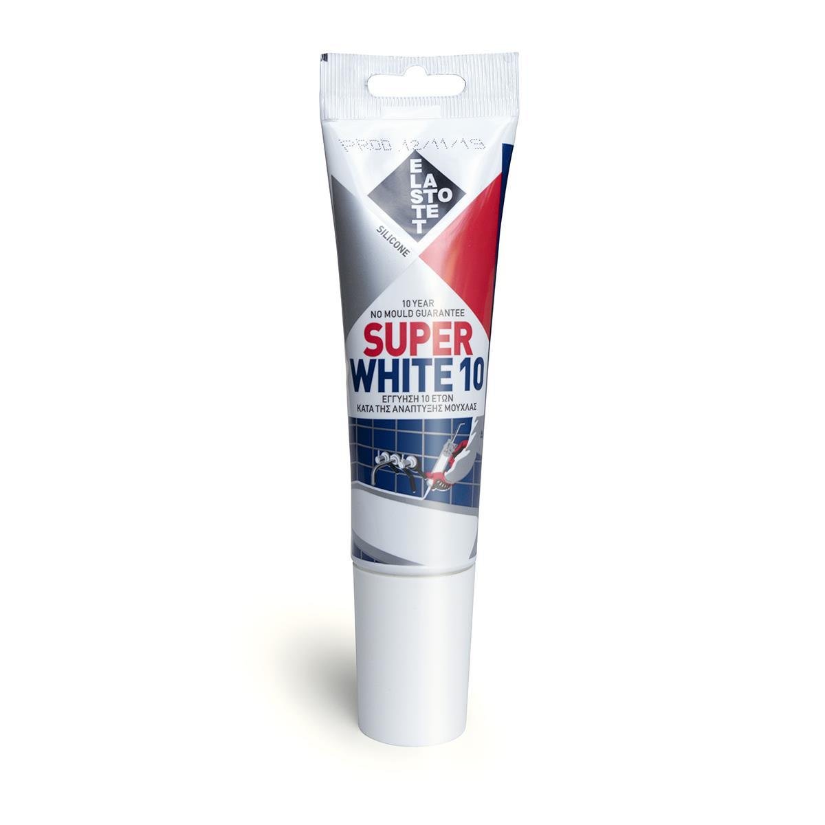 ΣIΛIKONH ANTIBAKTHPIΔIAKΉ - MICROBAN SUPERWHITE 10 32TEM. 80ML ΛEYKH