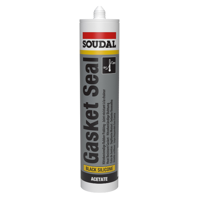 Gasketseal σιλικόνη υψηλής θερμοκρασίας μαύρη 310ml