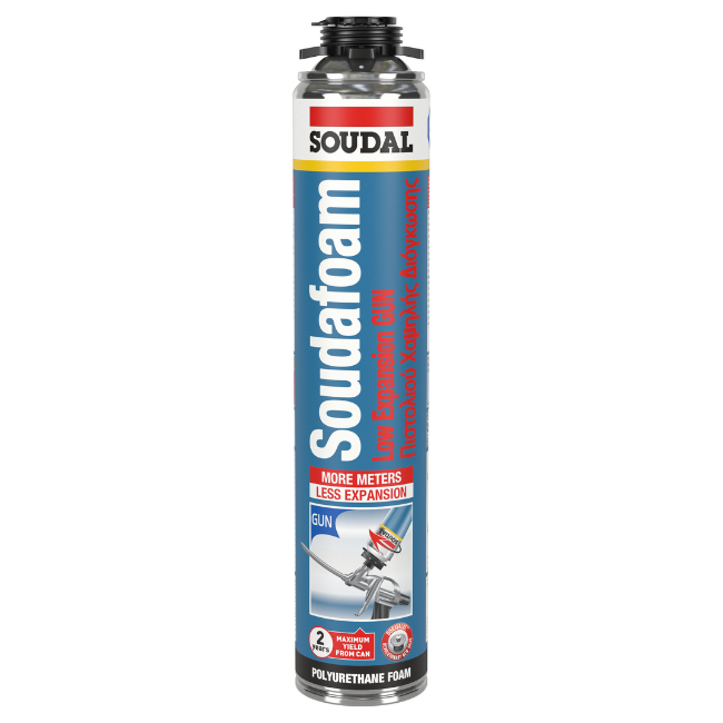 Soudafoam gun αφρός PU χαμηλής διόγκωσης πιστολιού 750ml