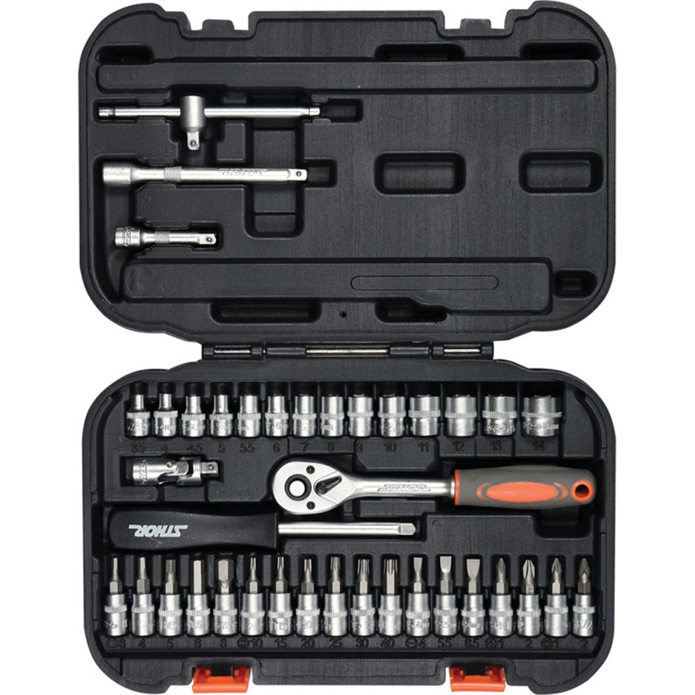 ΚΑΣΕΤΙΝΑ ΚΑΡΥΔΑΚΙΑ 1/4" ΣΕΤ 38ΤΜΧ. STHOR 58640