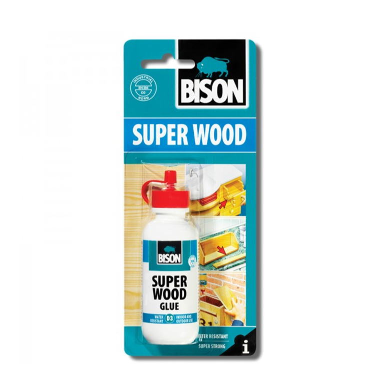 WOOD GLUE ΜΠΟΥΚΑΛΙ 75GR BLISTER BISON