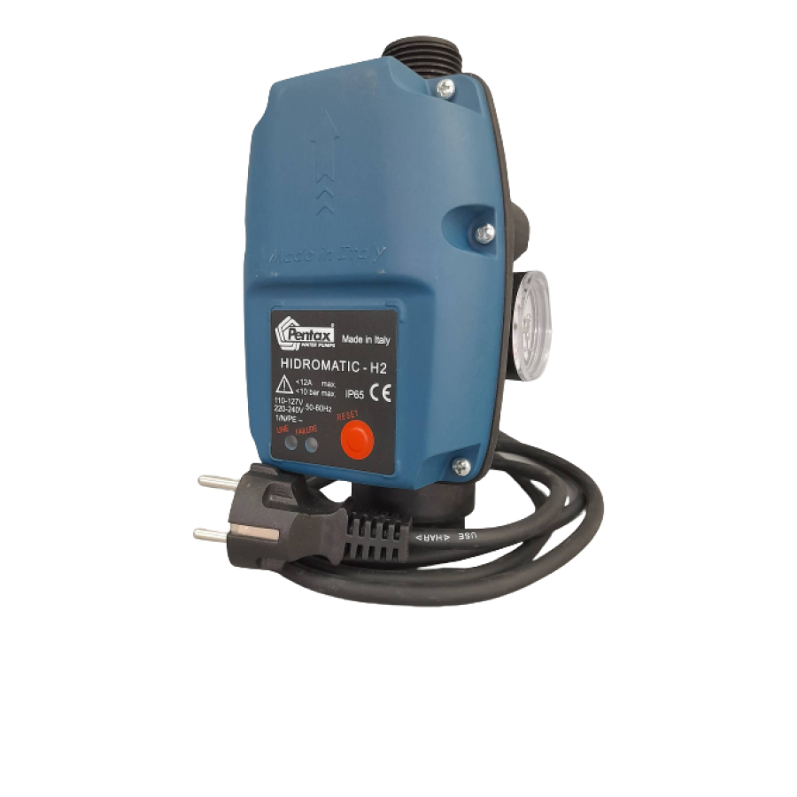 ΗΛΕΚΤΡΟΝΙΚΟΣ ΑΥΤΟΜΑΤΟΣ ΔΙΑΚΟΠΤΗΣ ΜΕ ΚΑΛΩΔΙΟ & ΜΑΝΟΜΕΤΡΟ HIDROMATIC H2 PENTAX