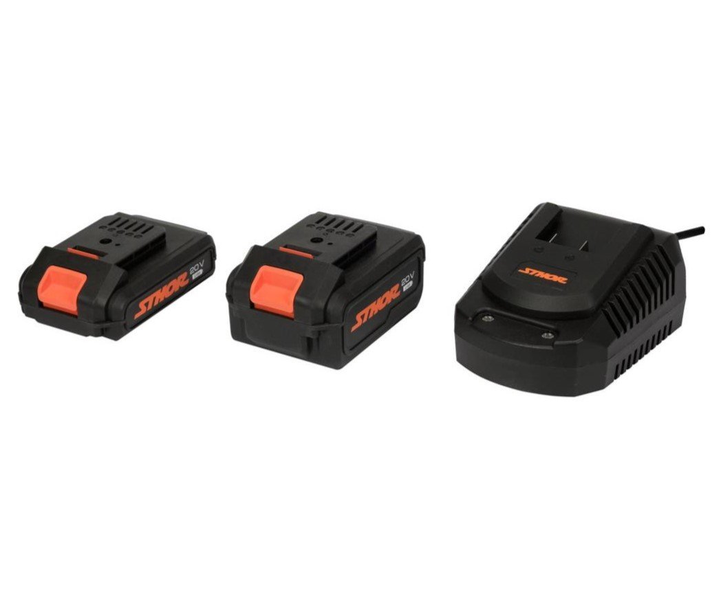 ΜΠΑΤΑΡΙΕΣ 4Ah+2Ah ΣΕΤ ΦΟΡΤΙΣΤΗΣ 3ΤΜΧ 20V STHOR 78262