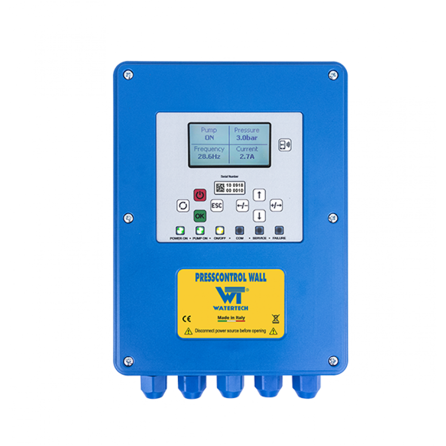 INVERTER ΕΛΕΓΧΟΥ PRESSCONTROL WALL Τ6 WATERTECH