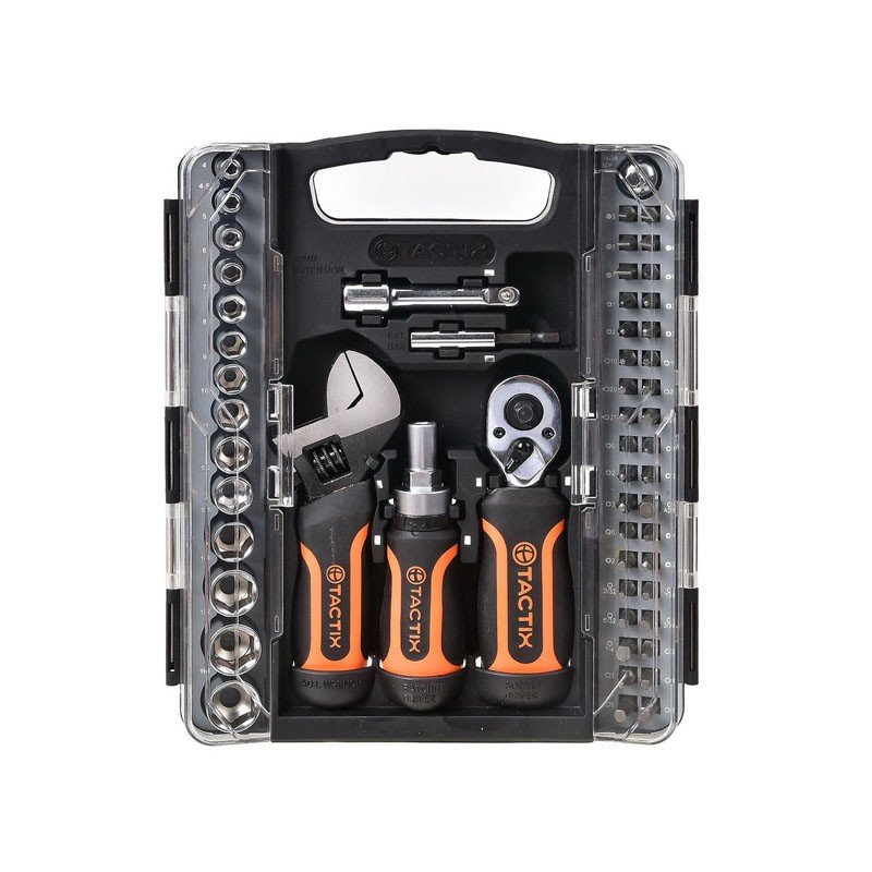 ΣΕΤ ΚΑΤΣΑΒΙΔΙ+ΓΑΛΛΙΚΟ+ΚΑΣΤΑΝΙΑ+ΜΥΤΗ+ΚΑΡΥΔ.TACTIX 1/4'' &amp; 3/8'' (900191)