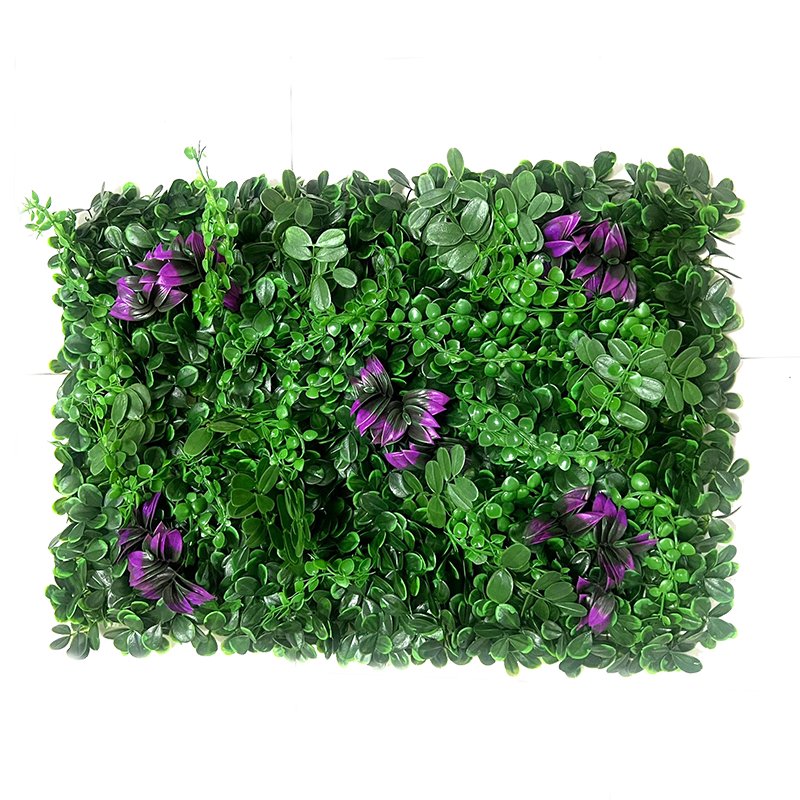 BORMANN BPN1214 Συνθετικό Πάνελ Φυλλωσιάς με Μωβ Άνθη 60x40cm