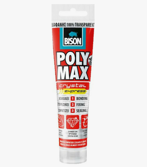 POLY MAX HIGH TACK CRYSTAL EXPRESS 115GR BISON