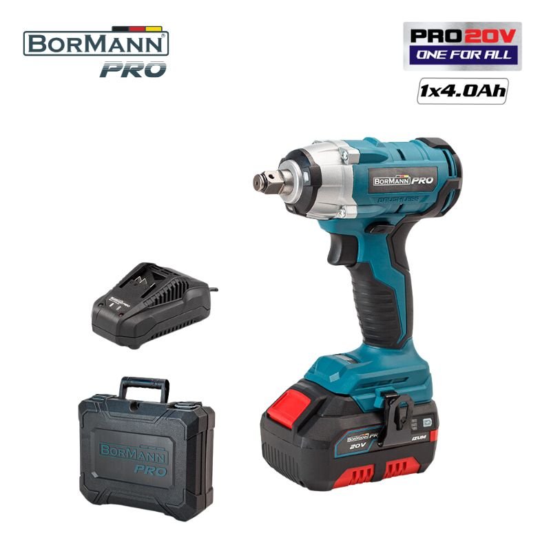 BORMANN Pro BBP5120 Μπουλονόκλειδο Brushless 20V,Li-Ion,250Nm