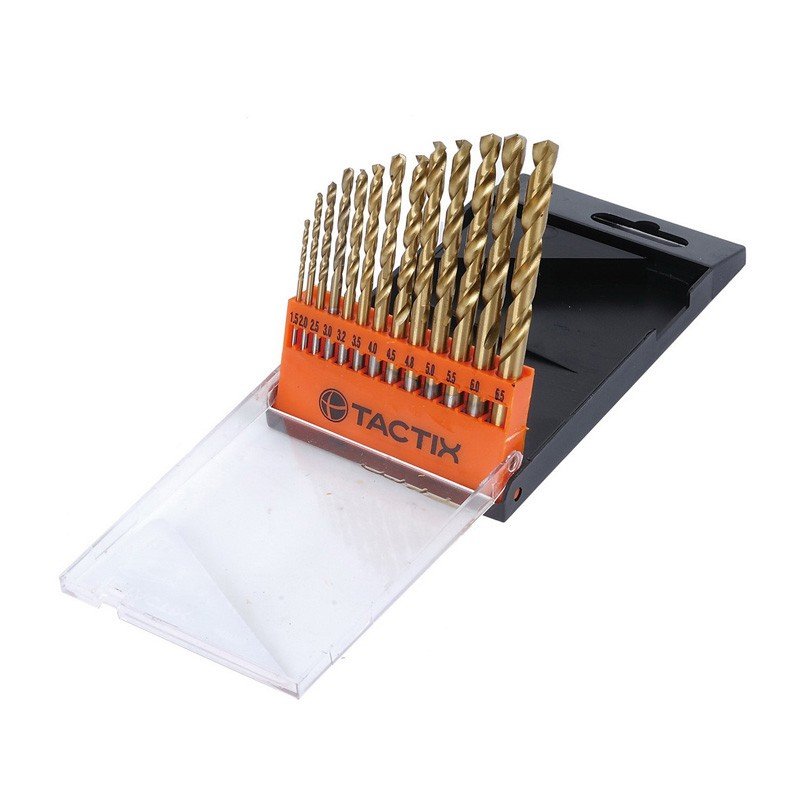 ΣΕΤ ΤΡΥΠΑΝΙΑ ΣΙΔΗΡΟΥ ΤΙΤΑΝΙΟΥ TACTIX 13ΤΕΜ (1.5-6.5mm) (410185)