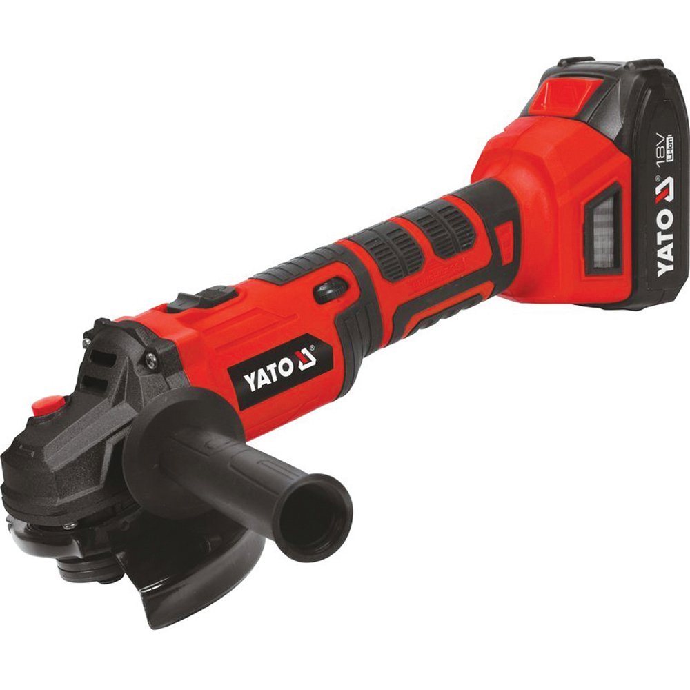 ΓΩΝΙΑΚΟΣ ΤΡΟΧΟΣ18V 125mm SET 1X3Ah BRUSHLESS YT-82829