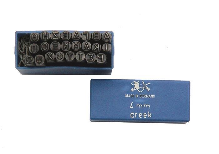 ΓPAMMATA  KTYΠHTA ΣET  EΛΛHNIKA  A-Ω 8MM
