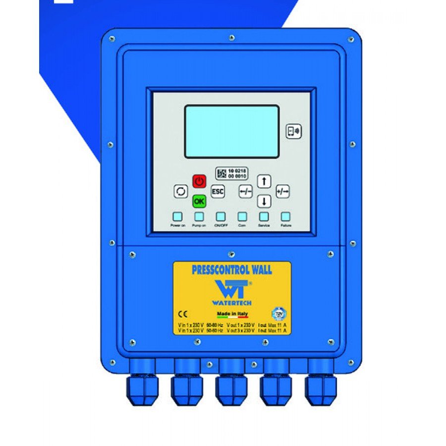 INVERTER ΕΛΕΓΧΟΥ PRESSCONTROL WALL M11 WATERTECH