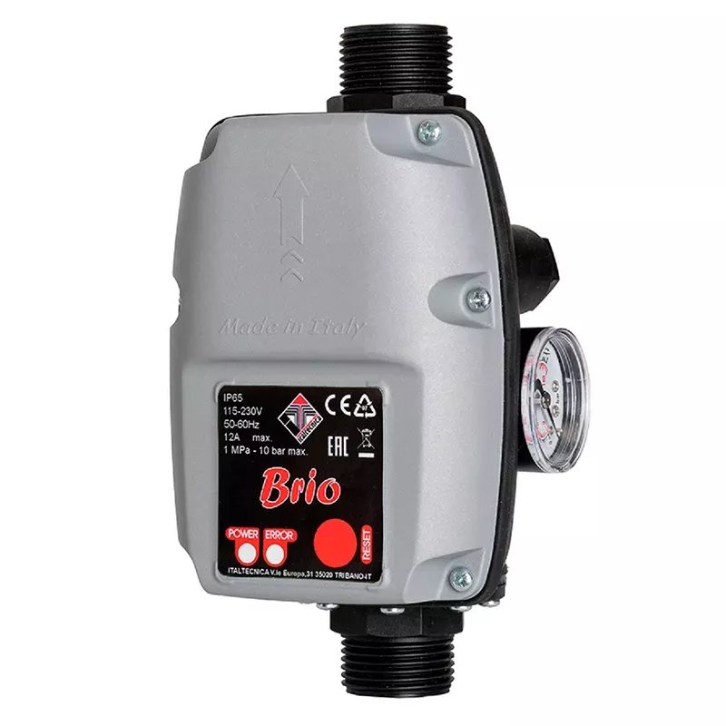 ΗΛΕΚΤΡΟΝΙΚΟΣ ΑΥΤΟΜΑΤΟΣ ΔΙΑΚΟΠΤΗΣ ΜΕ ΚΑΛΩΔΙΟ & ΜΑΝΟΜΕΤΡΟ BRIO 2000ΜΤ ITALTECNICA