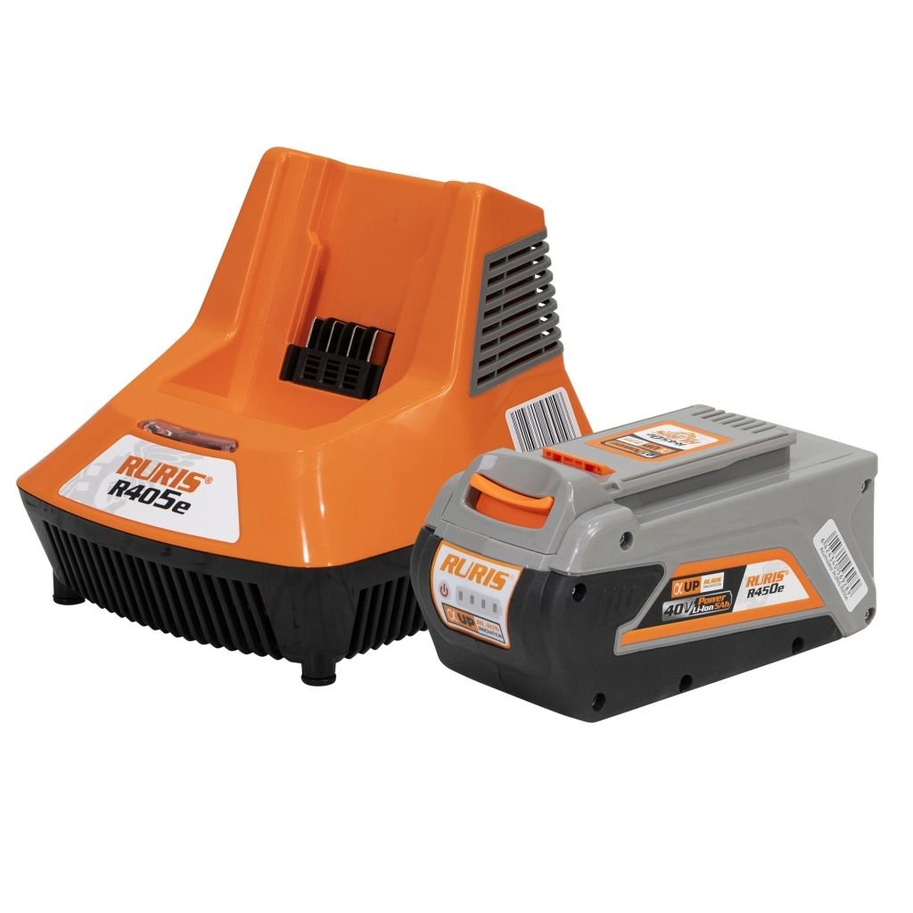 KIT (ΜΠΑΤΑΡΙΑ & ΦΟΡΤΙΣΤΗΣ 40V) Ruris Re4545 - RURIS